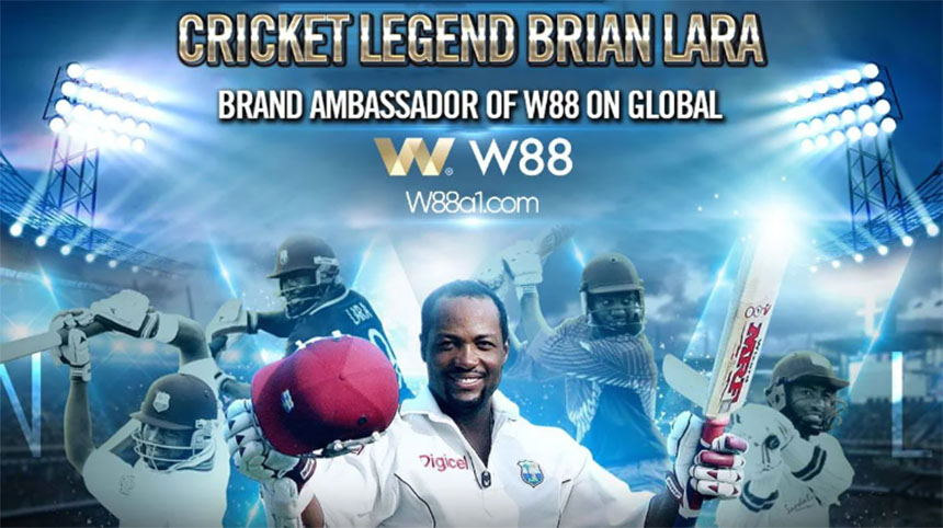 Read more about the article Thông báo: Brian Lara, trở thành đại sứ thương hiệu W88